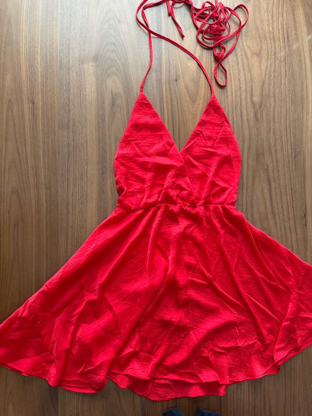 Tobi red mini dress